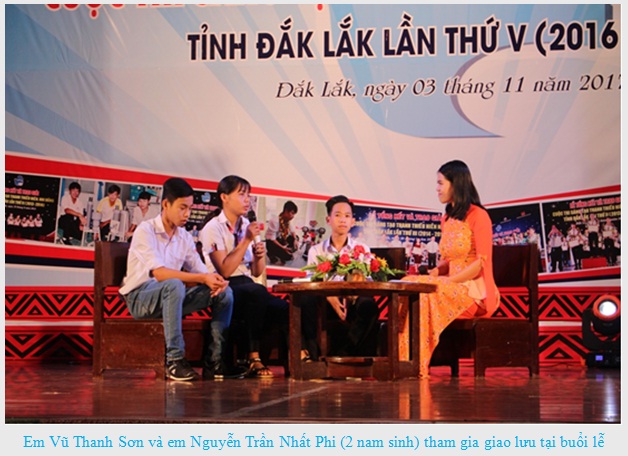 Trao giải cuộc thi sáng tạo thanh thiếu niên nhi đồng tỉnh Đắk Lắk năm 2016-2017